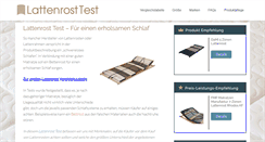 Desktop Screenshot of lattenrosttests.net